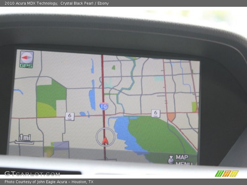 Crystal Black Pearl / Ebony 2010 Acura MDX Technology