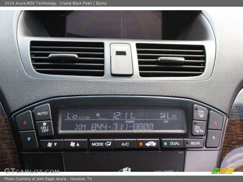 Crystal Black Pearl / Ebony 2010 Acura MDX Technology