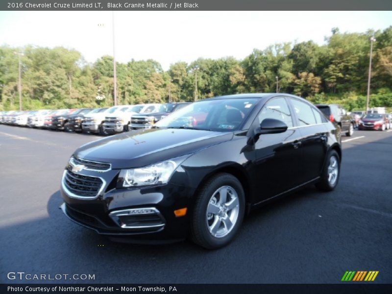 Black Granite Metallic / Jet Black 2016 Chevrolet Cruze Limited LT
