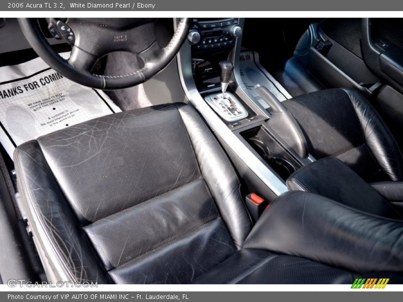 White Diamond Pearl / Ebony 2006 Acura TL 3.2