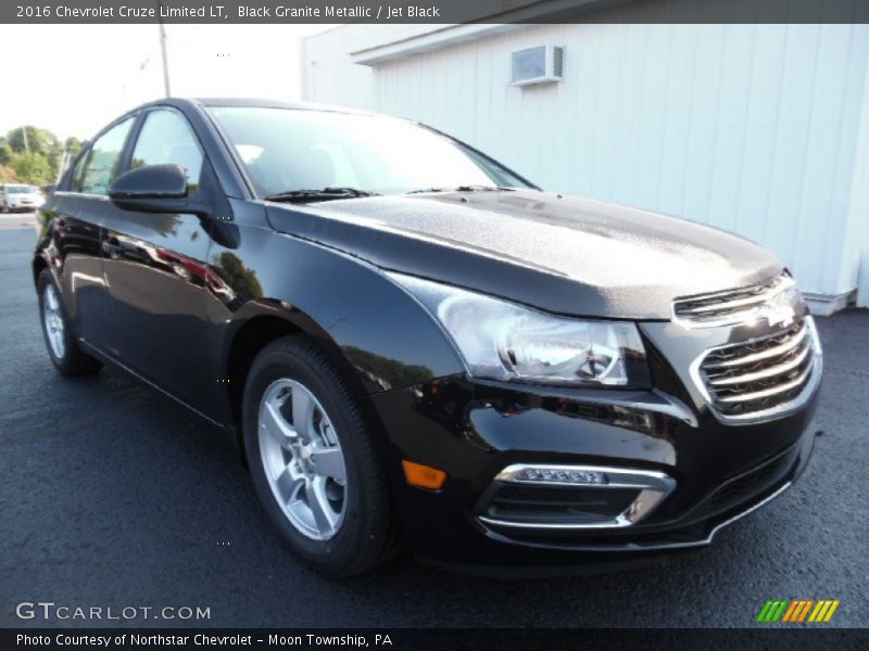 Black Granite Metallic / Jet Black 2016 Chevrolet Cruze Limited LT