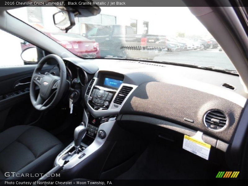 Black Granite Metallic / Jet Black 2016 Chevrolet Cruze Limited LT