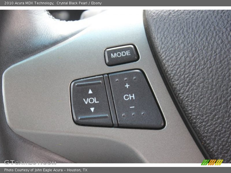Crystal Black Pearl / Ebony 2010 Acura MDX Technology