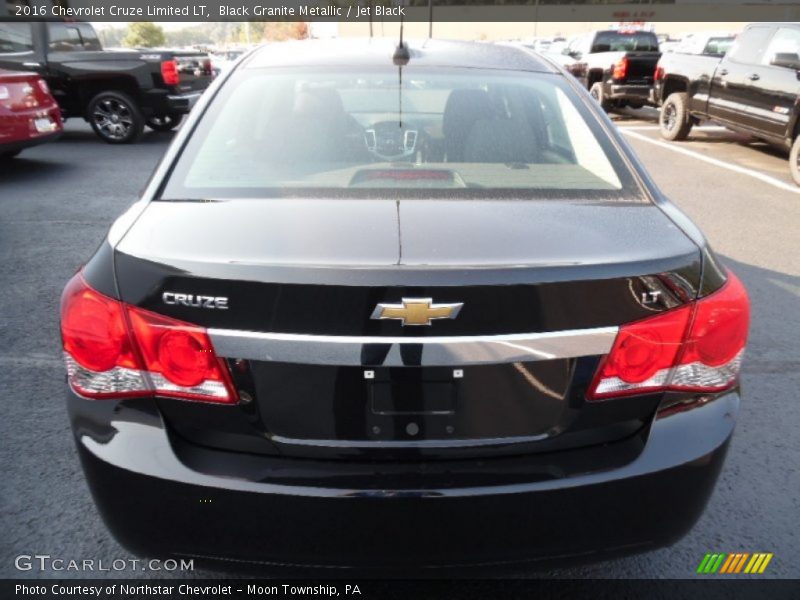 Black Granite Metallic / Jet Black 2016 Chevrolet Cruze Limited LT
