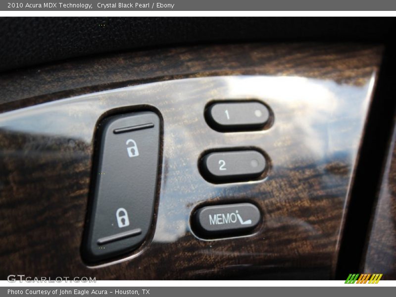 Crystal Black Pearl / Ebony 2010 Acura MDX Technology