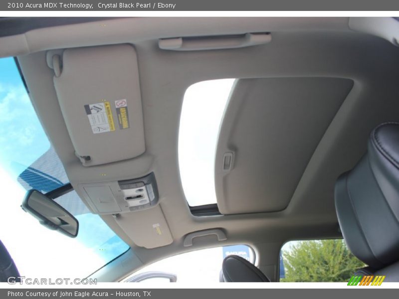 Crystal Black Pearl / Ebony 2010 Acura MDX Technology