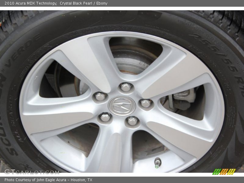 Crystal Black Pearl / Ebony 2010 Acura MDX Technology