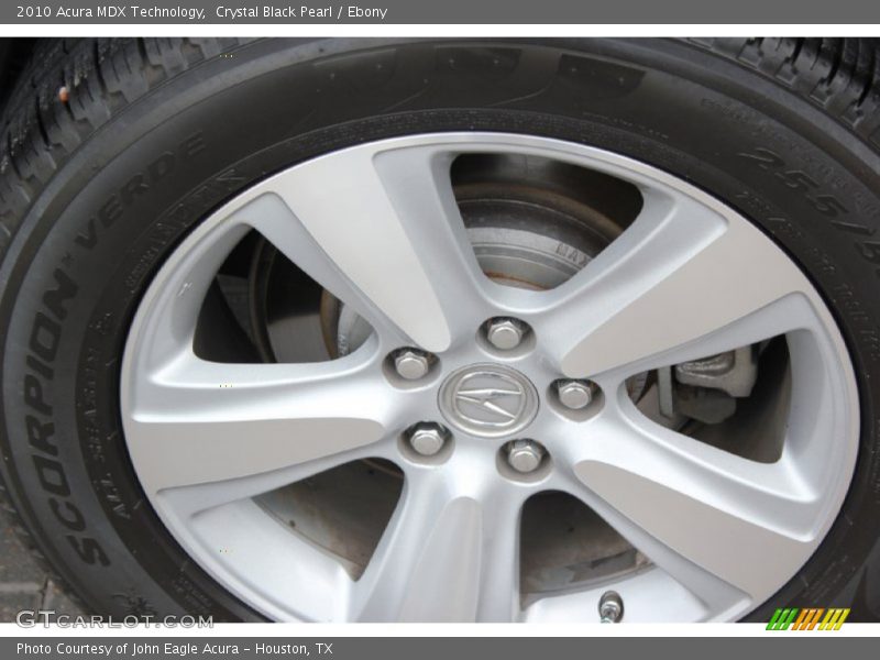 Crystal Black Pearl / Ebony 2010 Acura MDX Technology