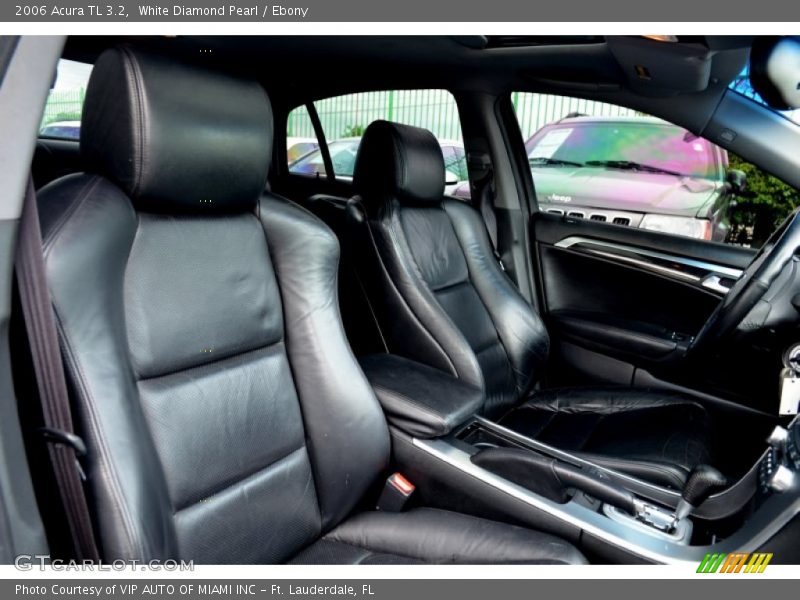 White Diamond Pearl / Ebony 2006 Acura TL 3.2