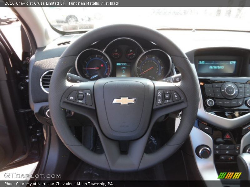 Tungsten Metallic / Jet Black 2016 Chevrolet Cruze Limited LT