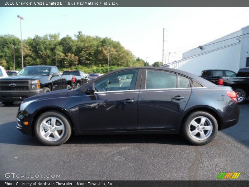 Blue Ray Metallic / Jet Black 2016 Chevrolet Cruze Limited LT