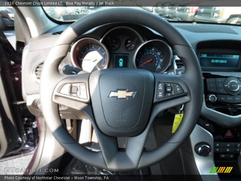 Blue Ray Metallic / Jet Black 2016 Chevrolet Cruze Limited LT