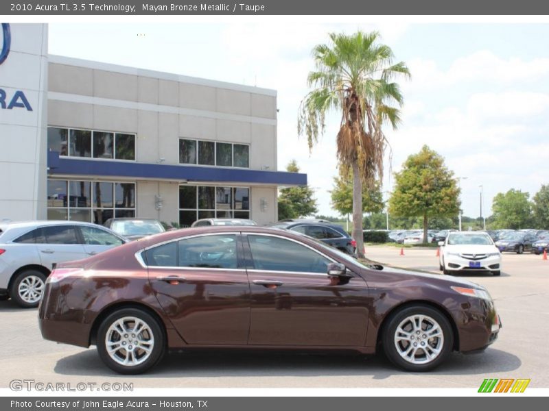Mayan Bronze Metallic / Taupe 2010 Acura TL 3.5 Technology