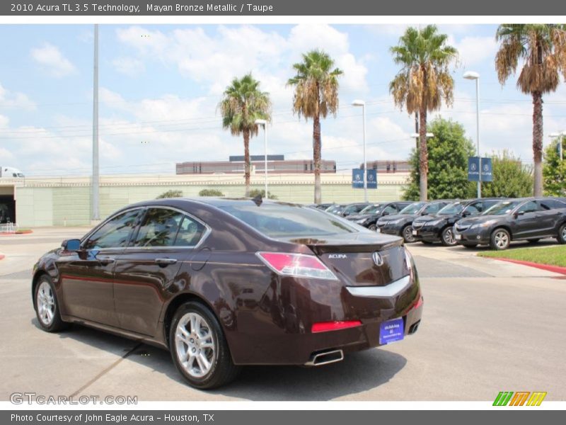 Mayan Bronze Metallic / Taupe 2010 Acura TL 3.5 Technology