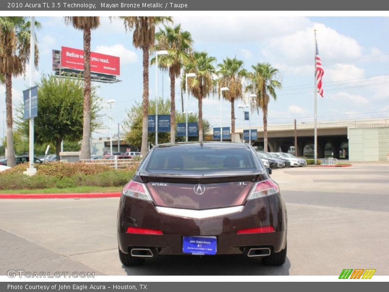 Mayan Bronze Metallic / Taupe 2010 Acura TL 3.5 Technology
