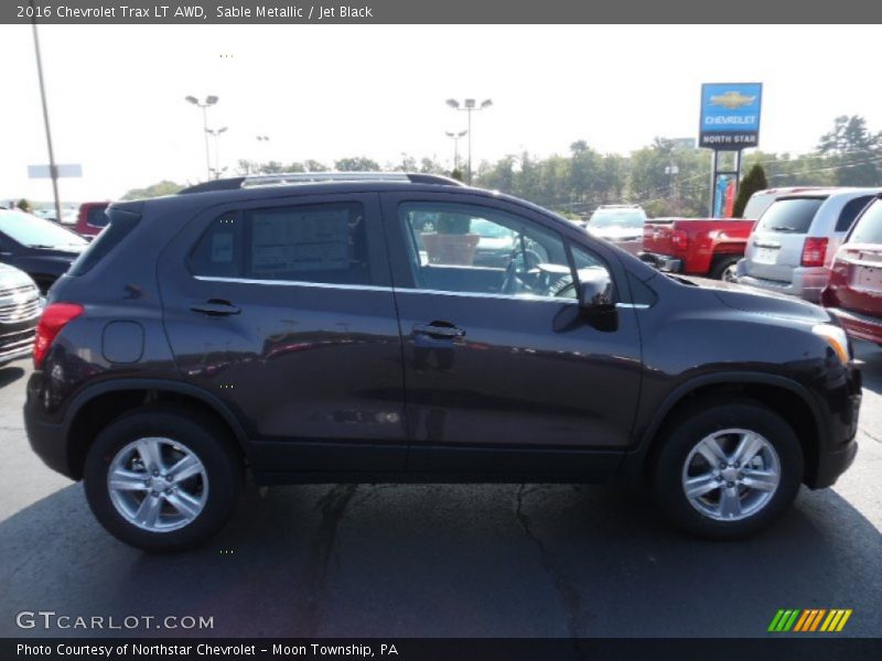 Sable Metallic / Jet Black 2016 Chevrolet Trax LT AWD