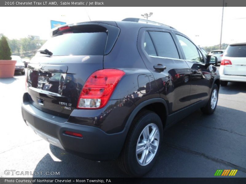 Sable Metallic / Jet Black 2016 Chevrolet Trax LT AWD