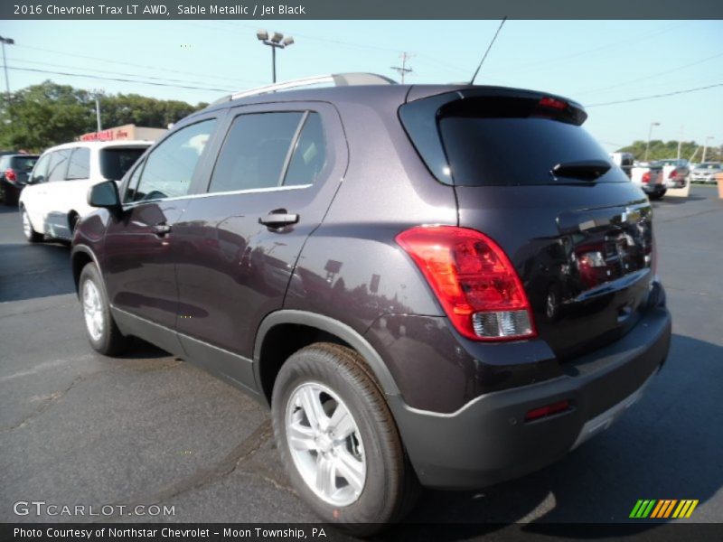 Sable Metallic / Jet Black 2016 Chevrolet Trax LT AWD