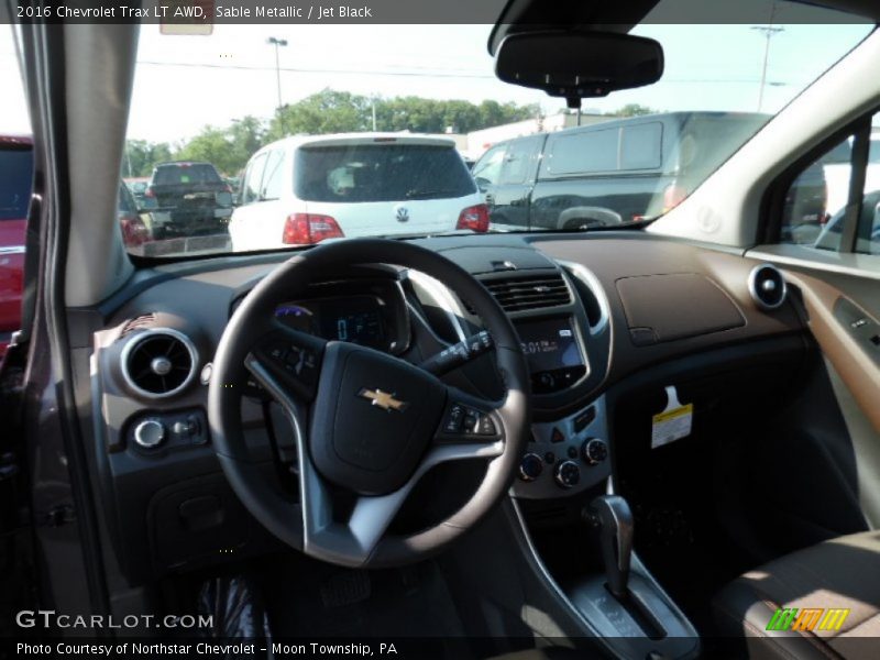 Sable Metallic / Jet Black 2016 Chevrolet Trax LT AWD