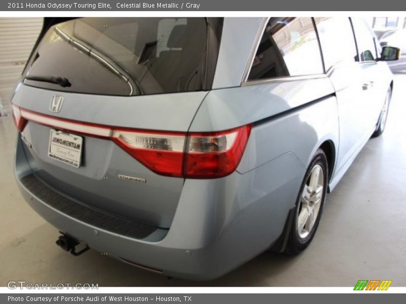 Celestial Blue Metallic / Gray 2011 Honda Odyssey Touring Elite
