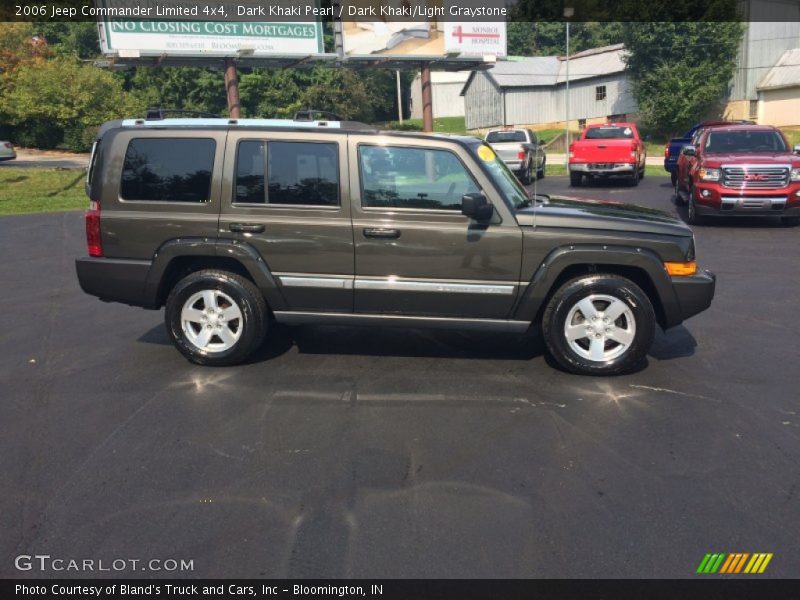 Dark Khaki Pearl / Dark Khaki/Light Graystone 2006 Jeep Commander Limited 4x4