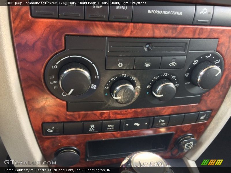 Dark Khaki Pearl / Dark Khaki/Light Graystone 2006 Jeep Commander Limited 4x4