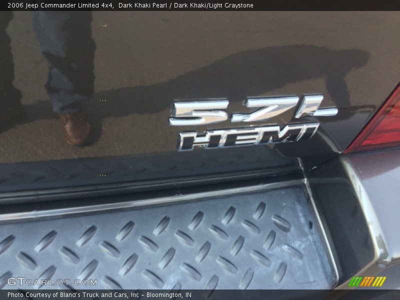 Dark Khaki Pearl / Dark Khaki/Light Graystone 2006 Jeep Commander Limited 4x4