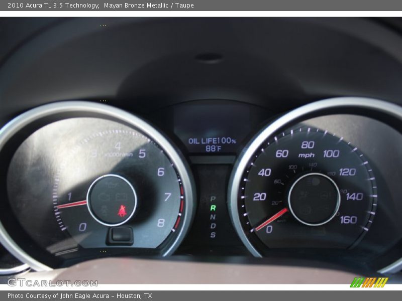 Mayan Bronze Metallic / Taupe 2010 Acura TL 3.5 Technology