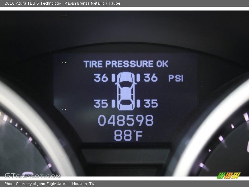 Mayan Bronze Metallic / Taupe 2010 Acura TL 3.5 Technology