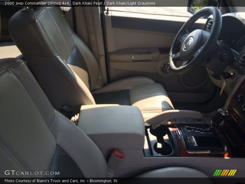 Dark Khaki Pearl / Dark Khaki/Light Graystone 2006 Jeep Commander Limited 4x4