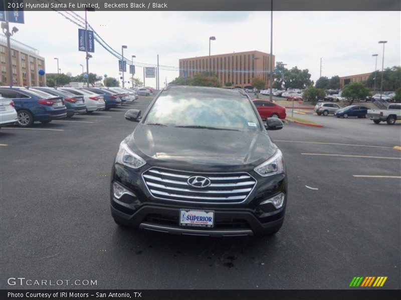 Becketts Black / Black 2016 Hyundai Santa Fe Limited