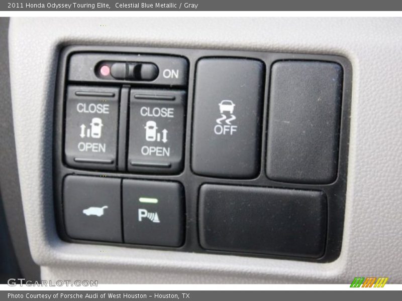 Celestial Blue Metallic / Gray 2011 Honda Odyssey Touring Elite