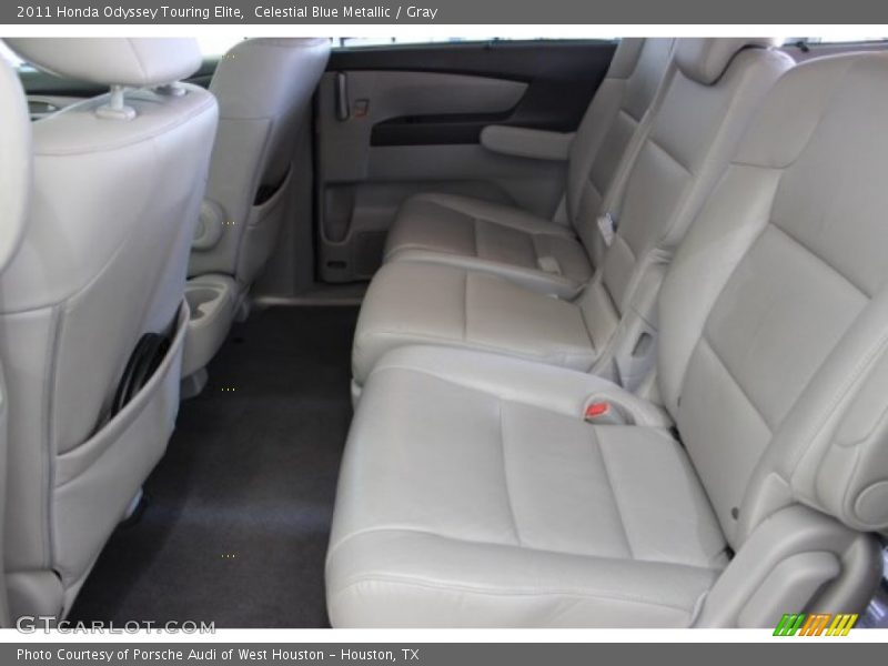 Celestial Blue Metallic / Gray 2011 Honda Odyssey Touring Elite