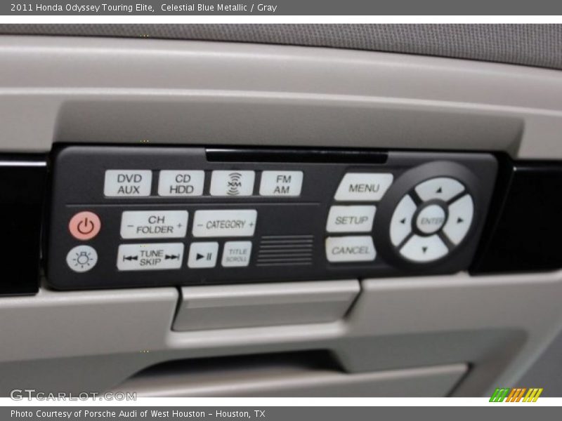 Celestial Blue Metallic / Gray 2011 Honda Odyssey Touring Elite