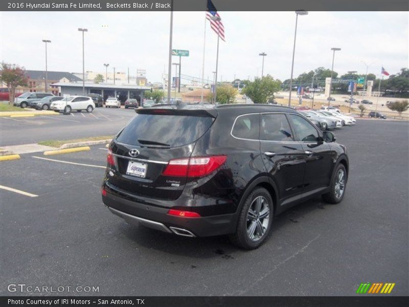 Becketts Black / Black 2016 Hyundai Santa Fe Limited