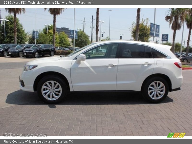 White Diamond Pearl / Parchment 2016 Acura RDX Technology