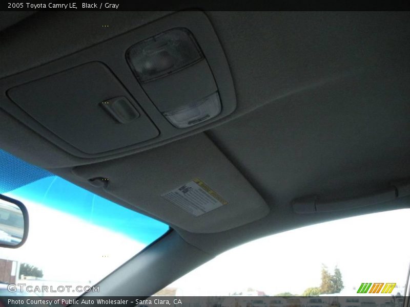 Black / Gray 2005 Toyota Camry LE