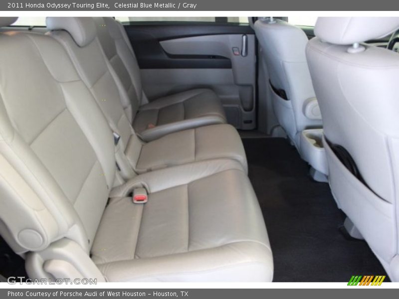 Celestial Blue Metallic / Gray 2011 Honda Odyssey Touring Elite