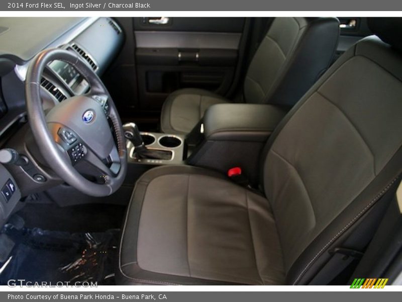 Ingot Silver / Charcoal Black 2014 Ford Flex SEL