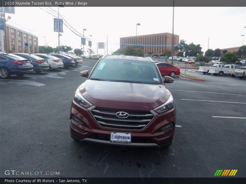 Ruby Wine / Beige 2016 Hyundai Tucson Eco