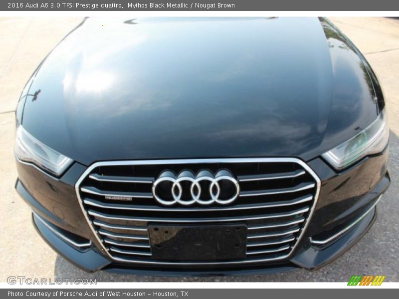 Mythos Black Metallic / Nougat Brown 2016 Audi A6 3.0 TFSI Prestige quattro