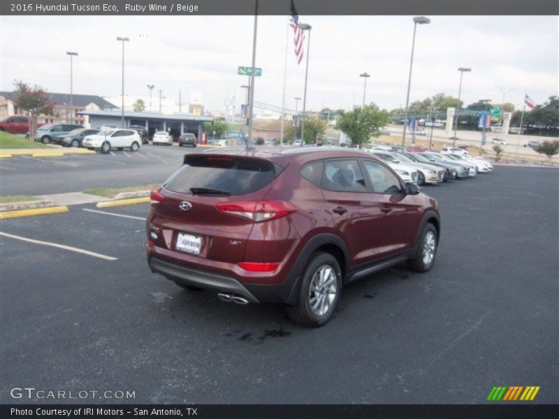 Ruby Wine / Beige 2016 Hyundai Tucson Eco