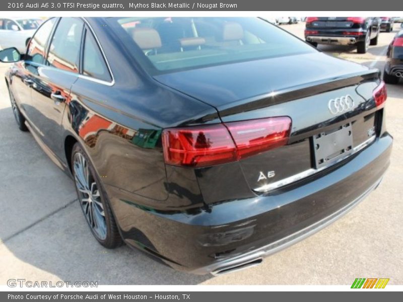 Mythos Black Metallic / Nougat Brown 2016 Audi A6 3.0 TFSI Prestige quattro