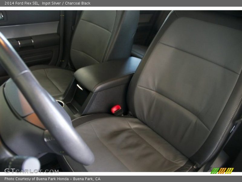 Ingot Silver / Charcoal Black 2014 Ford Flex SEL