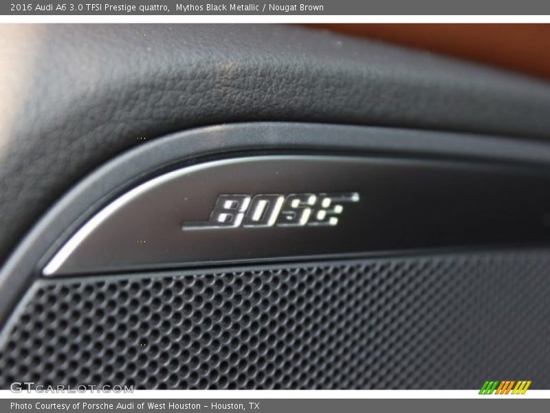 Mythos Black Metallic / Nougat Brown 2016 Audi A6 3.0 TFSI Prestige quattro