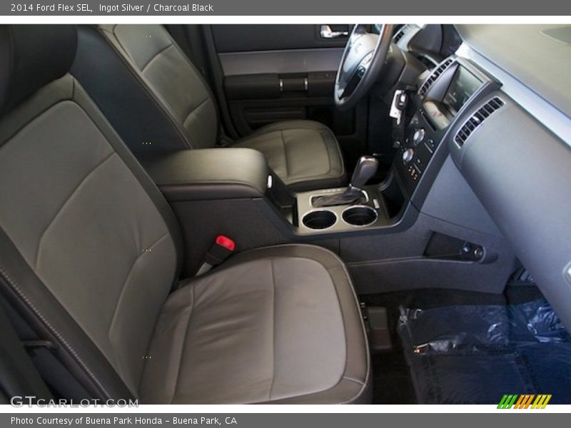 Ingot Silver / Charcoal Black 2014 Ford Flex SEL