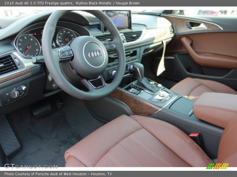  2016 A6 3.0 TFSI Prestige quattro Nougat Brown Interior