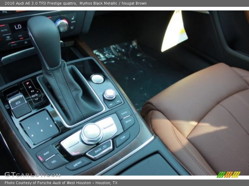 Mythos Black Metallic / Nougat Brown 2016 Audi A6 3.0 TFSI Prestige quattro
