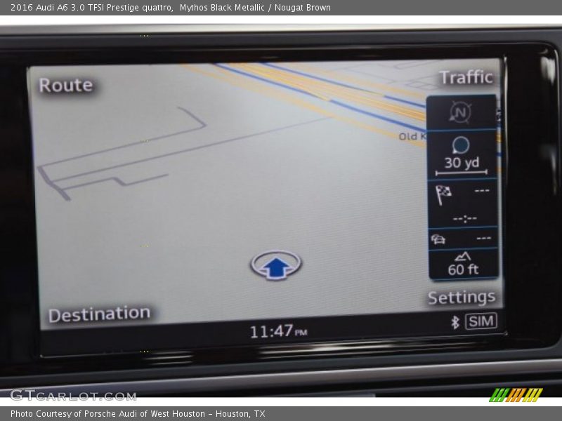 Mythos Black Metallic / Nougat Brown 2016 Audi A6 3.0 TFSI Prestige quattro