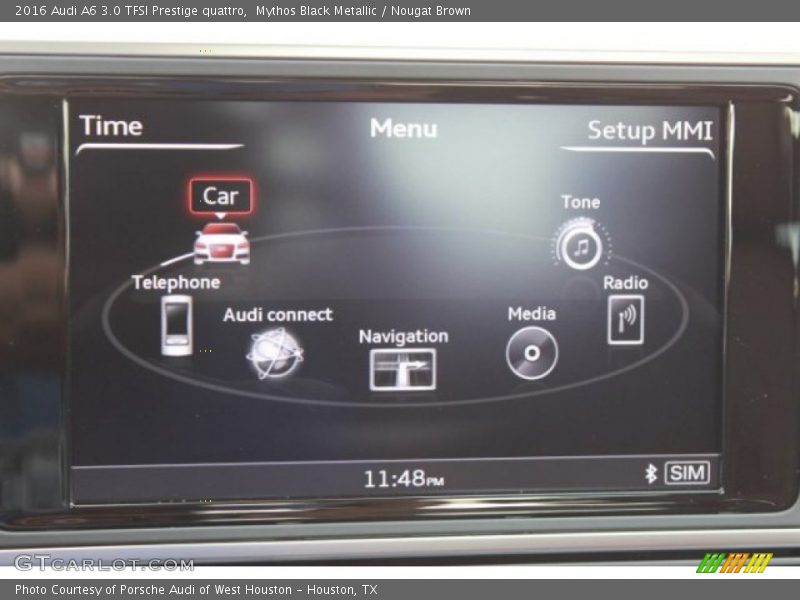 Mythos Black Metallic / Nougat Brown 2016 Audi A6 3.0 TFSI Prestige quattro